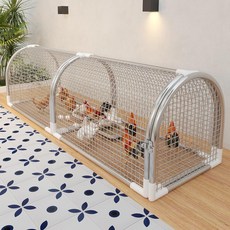 이동식 닭장 닭 케이지 조립식 닭케이지 울타리 방목용, 1개, 맞춤 주문 고객 서비스 문의