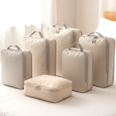 스마일플로우 공간절약 파워압축 여행용 압축파우치 세트