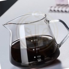 핸드드립 유리서버 600ml 홈카페 빠른배송 텀블러 카페용품 저그