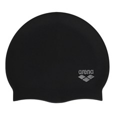 아레나 플레인 실리콘수영모 A2AC1AC01, BLK(A2AC1AC01BLK), 1개