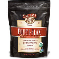 Barleans Forti-Flax亞麻籽無麩質素食粉, 1包, 397g