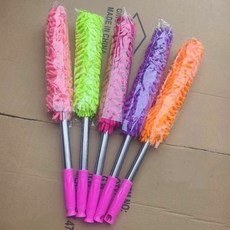 NBZH 超細纖維雪尼爾不伸縮蠟把 360°旋轉蠟拖蠟刷 雪尼爾除塵撣, 1個, 不伸縮:如圖