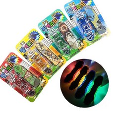 야광 발광 손가락 보드 미니 스케이트 장난감 어린이 실내 놀이용, 1개