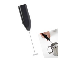 이케아 프로둑트 우유거품기 전동크리머 블랙 우유거품도구 전동거품기