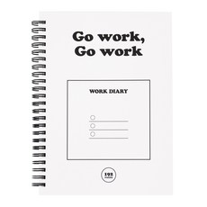 인디고 기본 A5 작업일지 플래너, 화이트, 1개