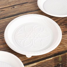 행운과 일회용 접시 10개 생일파티접시