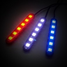 미즈누아 LED 싸이키 스트로브라이트 모듈내장형 실내 수리 인테리어 튜닝, 12V 화이트LED