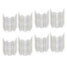 shangren 100pc 스테인레스 온실 유리 창 고정 클립 W 온실 용 고정 클립, 7x3.5x1.5cm, 304 스테인레스 스틸, 실버, 1개