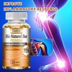 봉독 추출물 - 관절 통증 완화 노화 방지 항염증 항산화 관절염 건염 디스크 탈출증 신경계 근육 건강, 1개, 60정