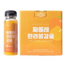 가열 없이 물 타지 않고 만든 짜올레 한라봉 감귤(냉동) 제주 NFC 과일 과즙 음료, 6개, 180ml