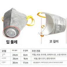 강아지 미세먼지 차단 코로나 개 마스크 S, S [머리둘레 24cm 입길이 8cm], 9개