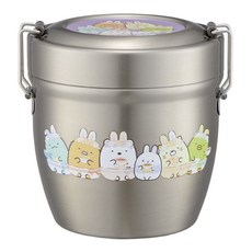 Skater 真空不鏽鋼便當盒, 1個, 住小倉兔花園