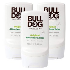 불독 오리지널 애프터쉐이브 밤, 3개, 100ml