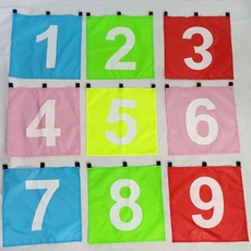 極限飛盤九宮格投擲網 台灣熱賣 團建遊戲訓練 戶外飛盤定製 擲准道具靶布 牛津佈包邊耐用 三處升級不易纏繞, 1個, 數字牌 不含架子