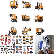 창문 벽 물로 붙이는 목욕놀이 유아 폼스티커 아동장난감 목욕장난감 목욕완구, 경찰, 1개