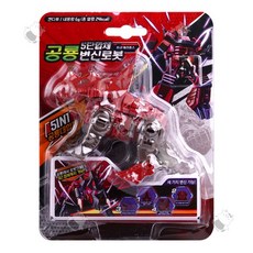 공룡 5단 합체 변신 로봇 5종택1 캔디가 들어있어요, 1개, 6g, 빨강