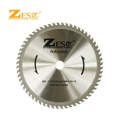 제스트 원형톱날 10인치x120날x2.8T 255mm 목재용 초경톱날 목공용 팁쏘, 1개