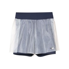 아미르슬라마짐 로고 장식 레이어드 러닝 쇼츠