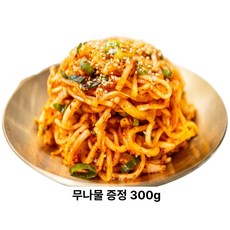 김정숙반찬 아삭아삭한 프리미엄 수제무생채 1Kg 무나물 300g 증정, 1개