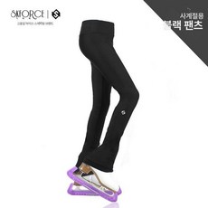 피겨 패드 바지 스케이팅 연습복 충돌 보호 훈련복 하의, 1개, 순수블랙 바지