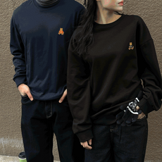 M-8XL 3TYPE 모노베어 보들보들 곰세마리 맨투맨 남자빅사이즈 스웨트셔츠 오버핏