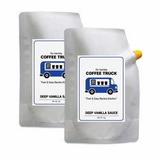 커피트럭 딥 바닐라 소스 1kg 2개세트, 2개