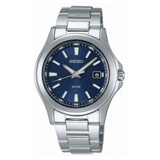Seiko 精工 男款太陽能石英鋼帶錶 SBPN071