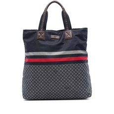 구찌 중고 2016-2025 디아만테 웹 나일론 토트 백