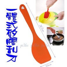 大號一體成型矽膠刮刀, 1個