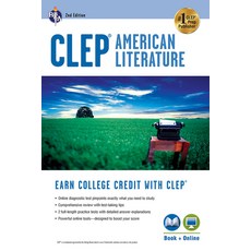 (영문도서) Clep(r) American Literature Book + Online Paperback, Research & Education Associ..., English, 9780738611754