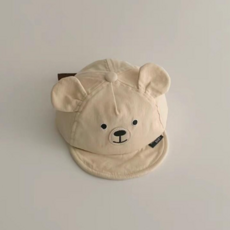 백백이나라 유아용 곰돌이 캡모자