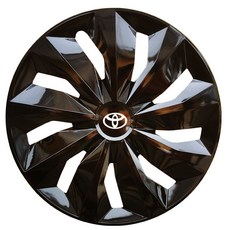 15인치 경차용 실주행 실버블랙 휠덮개 튜닝 휠커버 세트, 15인치 1022 블랙