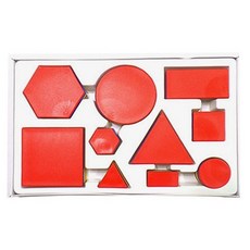 가베가족 속성블록 세트, 빨간색, 노란색, 파란색, 1개