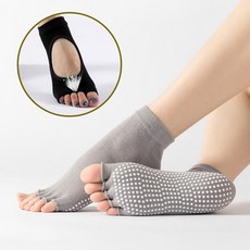 요가양말 필라테스 토삭스 에어로빅 논슬립, 1개, A타입 그레이