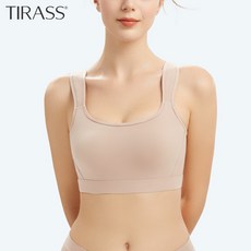 TIRASS 큰가슴 커버 빅사이즈 스포츠 보정 브라
