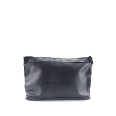 발렌시아가 중고 2010-2026 레더 네이비 클립 M 클러치