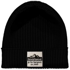 Smartwool 羊毛帽 保暖透氣 戶外登山健行適用 簡約時尚設計, 黑色