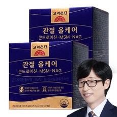 고려은단 관절 올케어 콘드로이친 MSM NAG [콘드로이친 1200mg], 107.25g, 2개