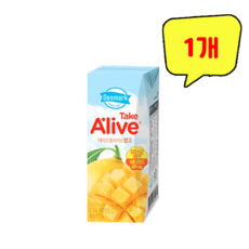 덴마크 테이크 얼라이브 망고, 200ml, 1개