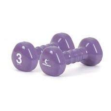 아이워너 삼각 PVC 아령, 3kg, 2개