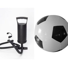 戶外充氣超大足球 趣味球 小朋友草地娛樂活動足球 充氣沙灘球 超大充氣球 大足球 巨大排球 露營 派對 沙灘, 1個, 100釐米足球+手打氣泵