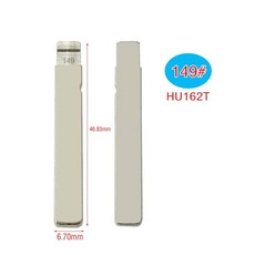 쿠쿠스토어 10개 149 # HU12T KD 자동차 키 블레이드 (폭스바겐 MQB 메탈 VVDI JMD 교체 미가공 리모컨