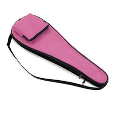 지퍼 포켓이 달린 하나의 라켓에 맞는 게스판 스쿼시 라켓 커버, Pink, 1개