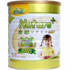 豐力富 金護兒童奶粉，Nature+新升級配方，3-7歲適用，添加α-乳白蛋白，不添加蔗糖, 1.5kg, 1個
