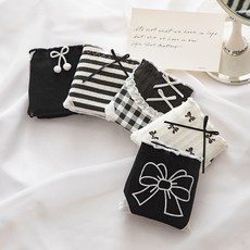 굿도우 여성 주니어 학생 팬티 5종 혼합 세트