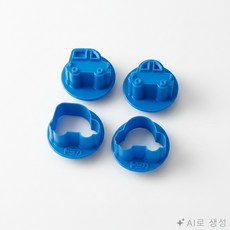 모두상회 식탁 모양틀 야채커터, 블루계열, 1개, 블루