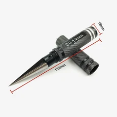 전문 드릴 도구 고경도 펀치 도자기 펀치 DIY 수제 목공, 1pcs black