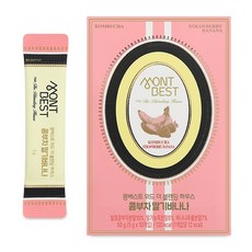몽베스트 블랜딩 콤부차 딸기바나나, 5g, 10개입, 1개