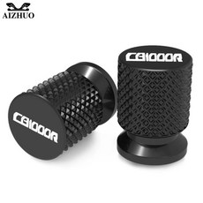 오토바이 타이어 밸브 휠 에어 포트 커버 캡, 2. Black CB1000R LOGO, 1개