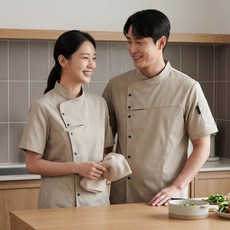 퍼블릭스테이션 시그니처 반팔 조리복